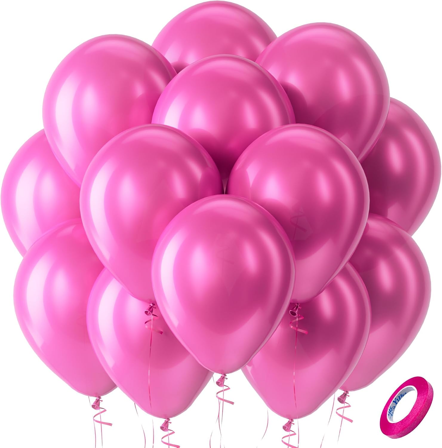 Bezente Assorted Latex Rainbow Balloons 100 Pack 12 inch - Image 199