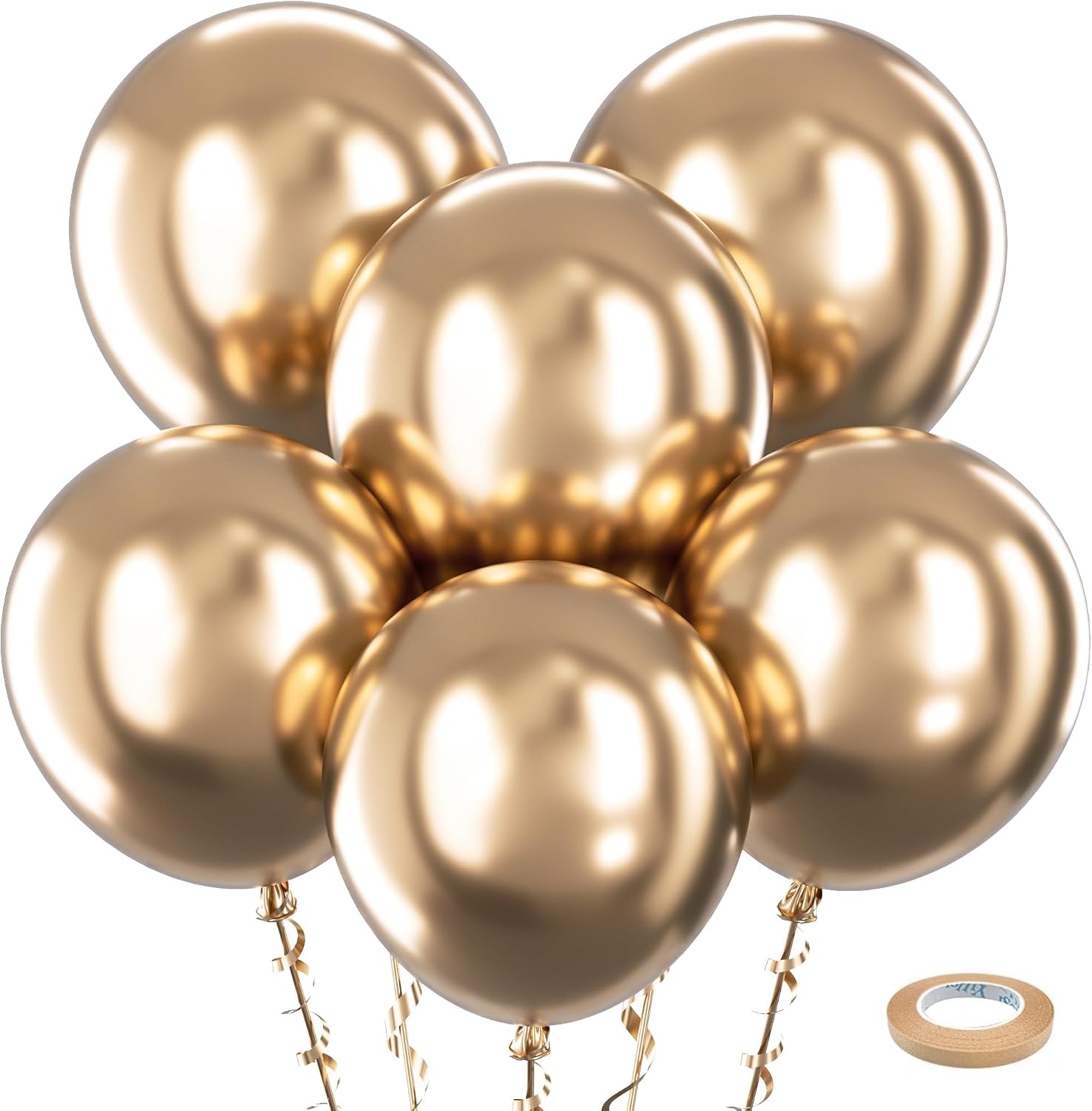 Bezente Assorted Latex Rainbow Balloons 100 Pack 12 inch - Image 40