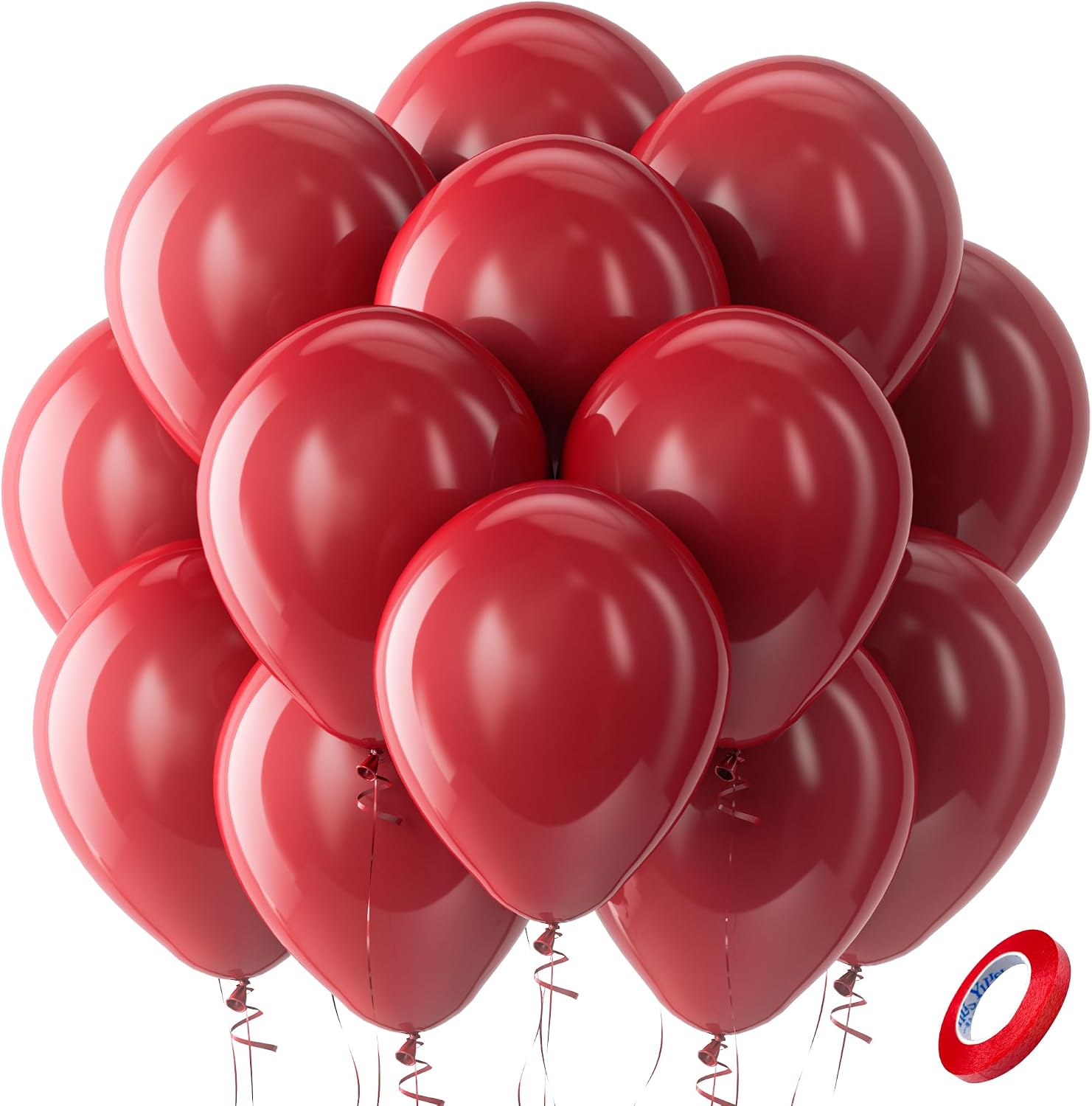 Bezente Assorted Latex Rainbow Balloons 100 Pack 12 inch - Image 134