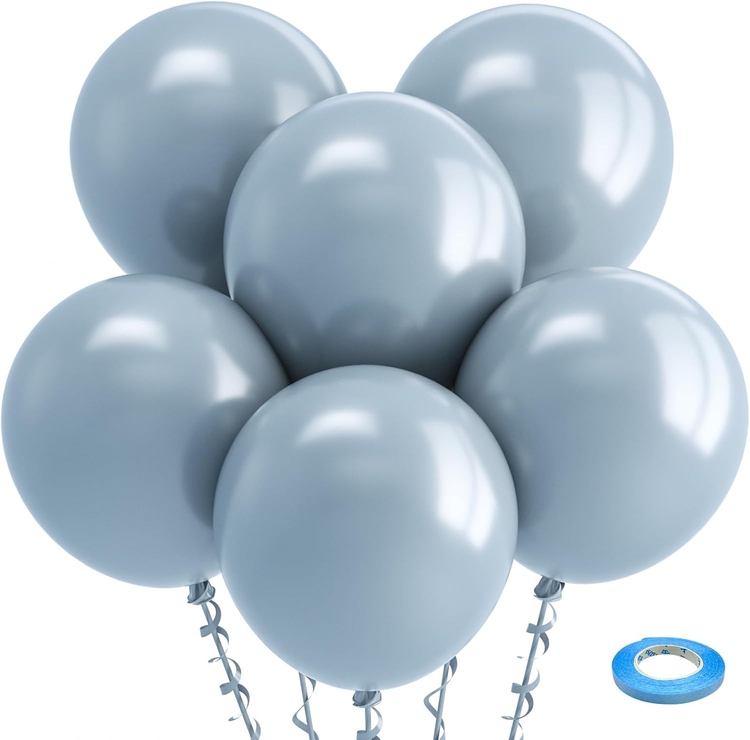 Bezente Assorted Latex Rainbow Balloons 100 Pack 12 inch - Image 189