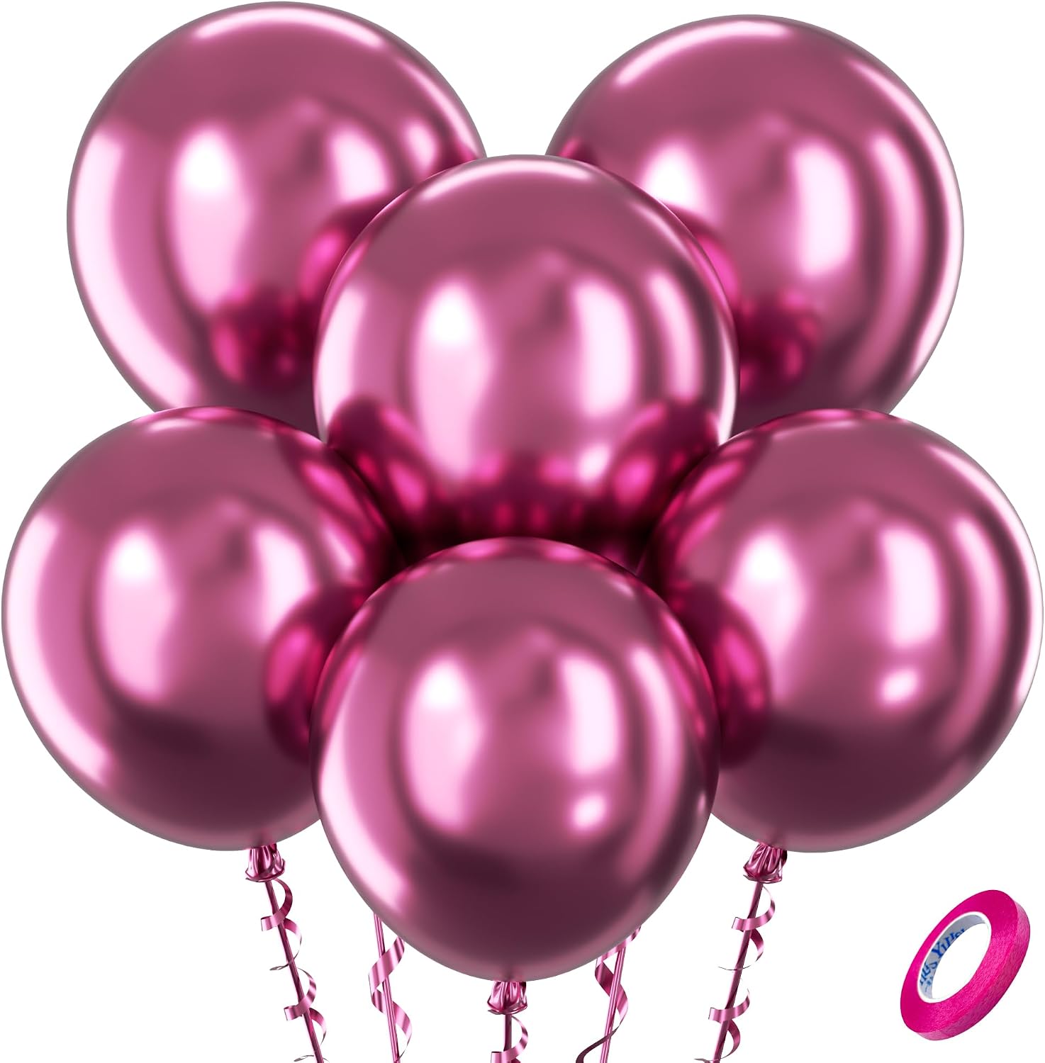 Bezente Assorted Latex Rainbow Balloons 100 Pack 12 inch - Image 137