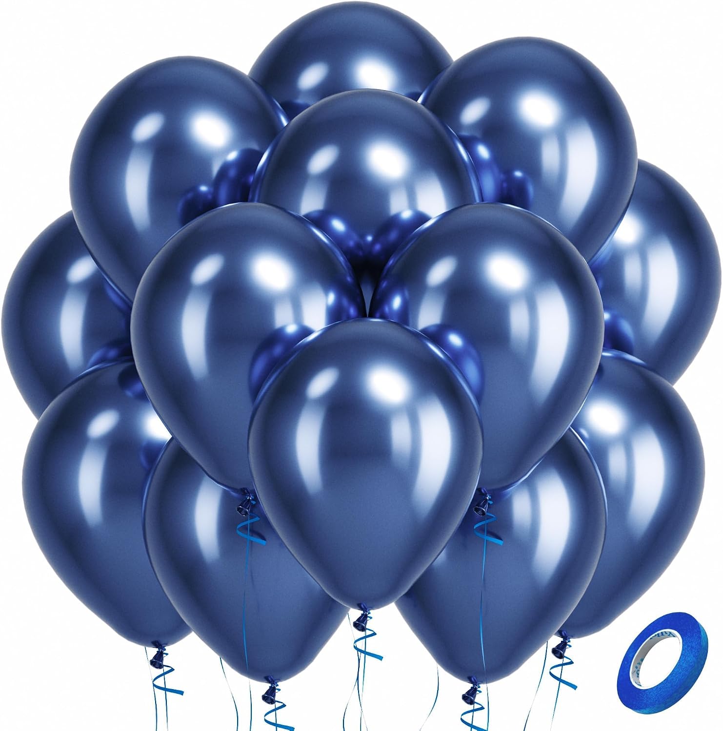 Bezente Assorted Latex Rainbow Balloons 100 Pack 12 inch - Image 83